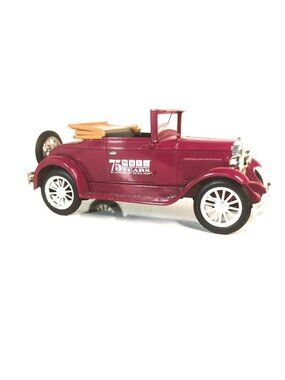 Liberty Classics 1924 Model A Roadster Diecast Bank MFS 75th 2001 6"